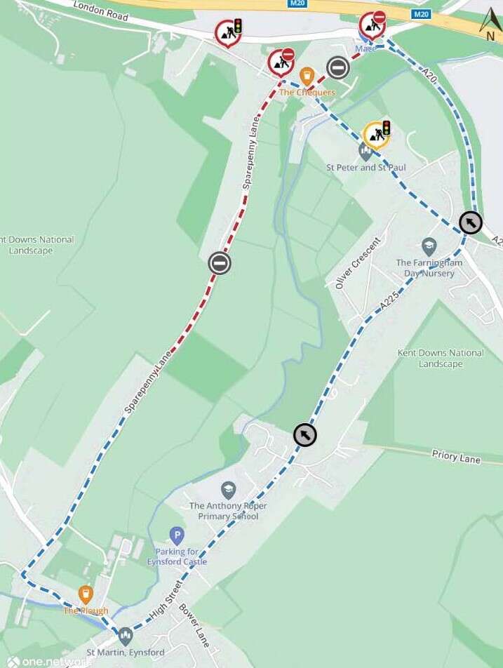 Implementation of the 20mph scheme in Farningham