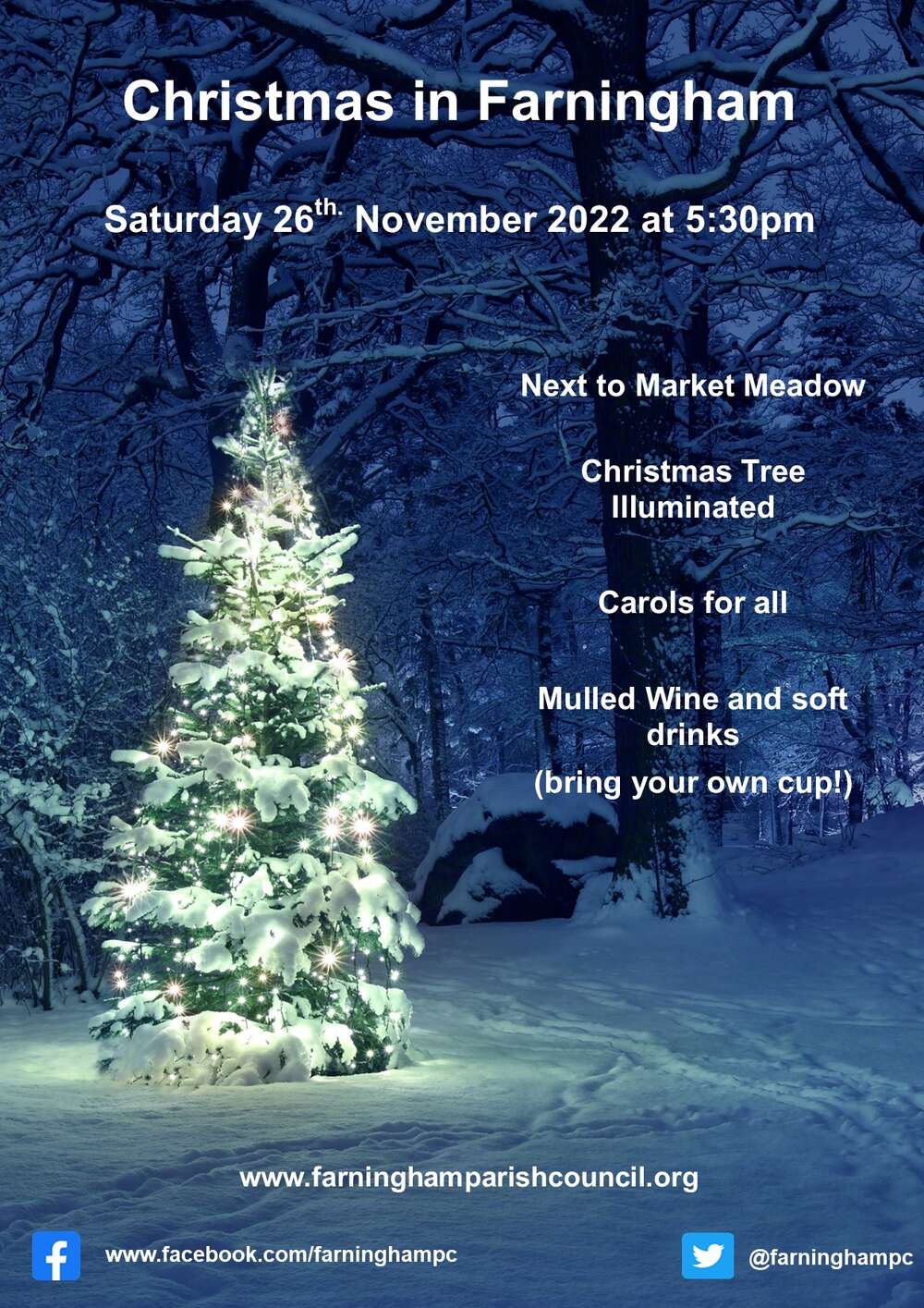 Lighting up the Village for Christmas