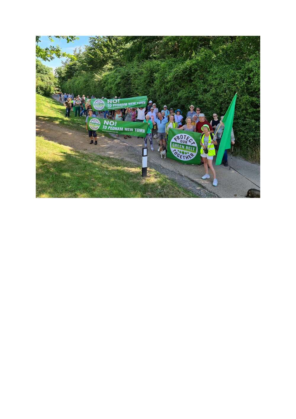 Three Kent Parish Councils join forces to urge Sevenoaks District Council (SDC) to reconsider their proposals for a new settlement at Pedham Place.